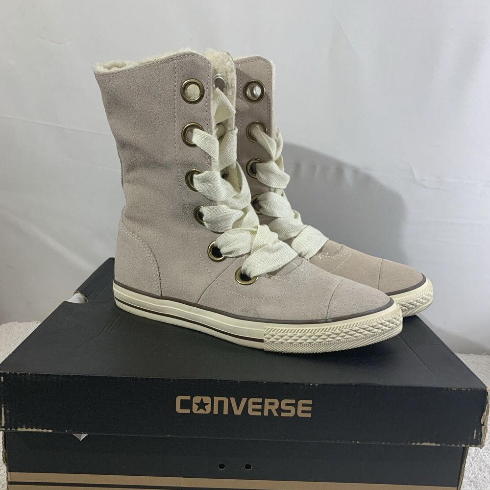 Converse Women's Cream High-Top Sneakers